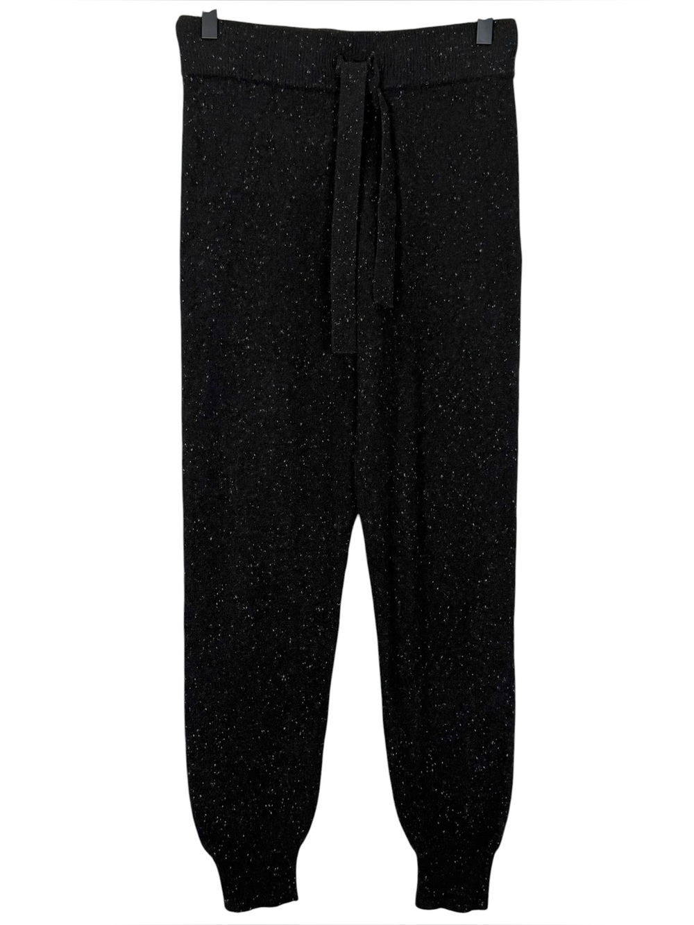 Brodie Cashmere Size S 100% Cashmere Donegal Knit Speckled Drawstring Joggers